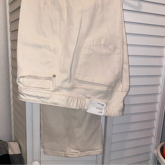 J.jill Denim “Boot Cut Jeans” Natural Size 20/Regular Zip Front Pockets NWT - Picture 1 of 6